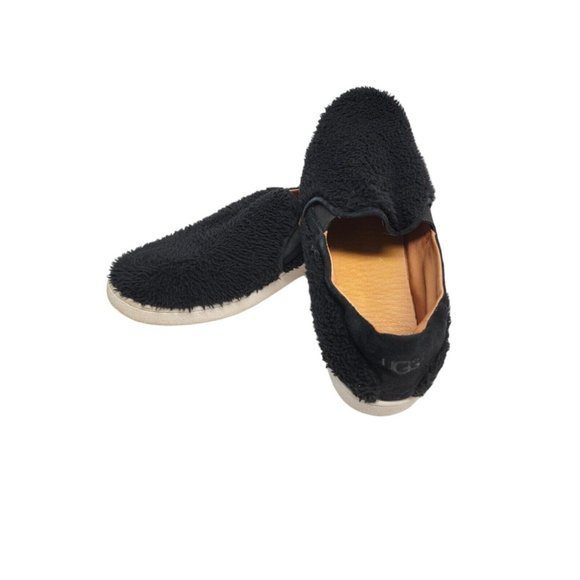 UGG Australia Ricci Women Size 9.5 Comfort Slip-On Sneaker Plush Black - Picture 3 of 12